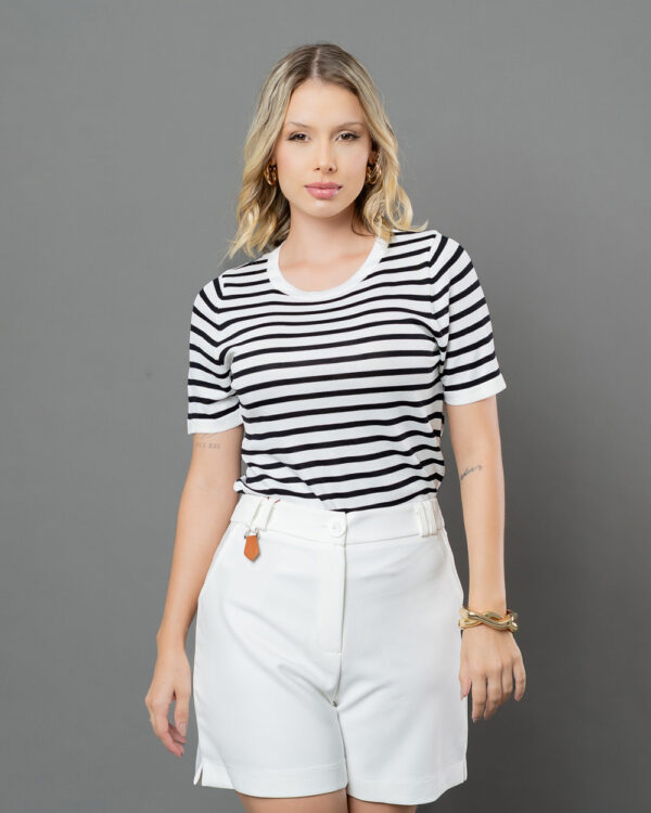 Blusa Modal Listras  S1188
