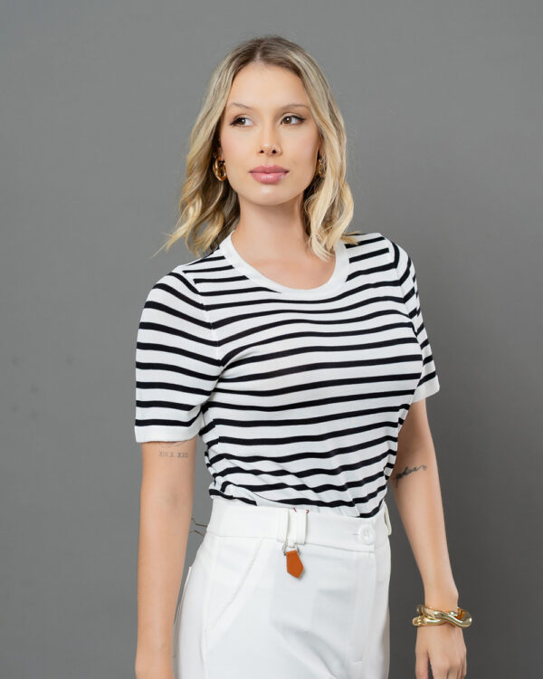 Blusa Modal Listras  S1188 - Imagem 3