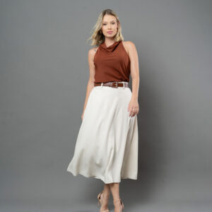 Saia Linho Midi 6386