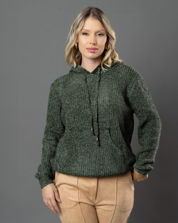 Blusa Capuz Tricot 132 - Imagem 2