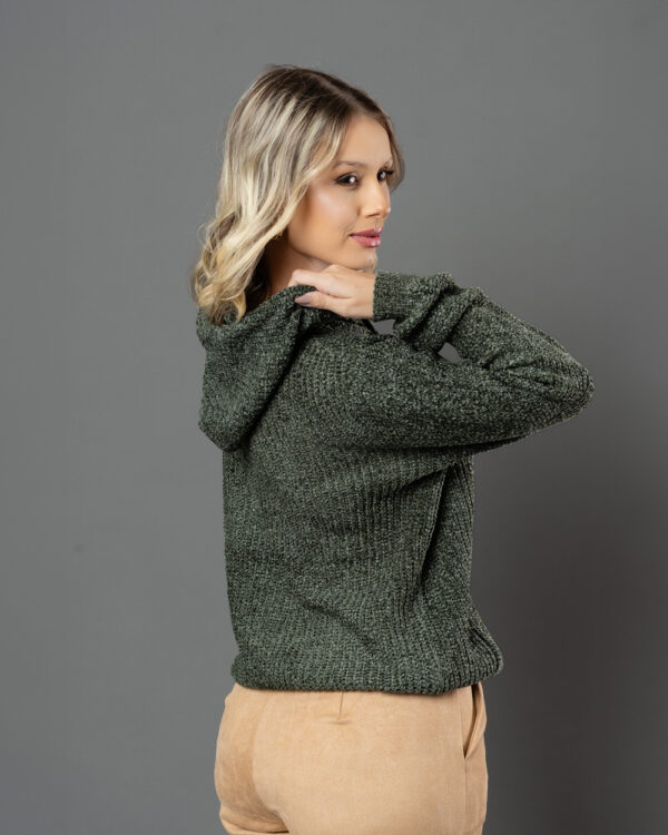 Blusa Capuz Tricot 132 - Imagem 3