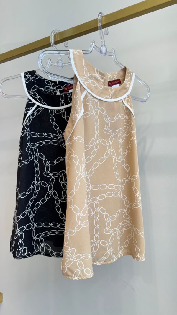 Blusa Estamp Correntes  1695 - Imagem 8