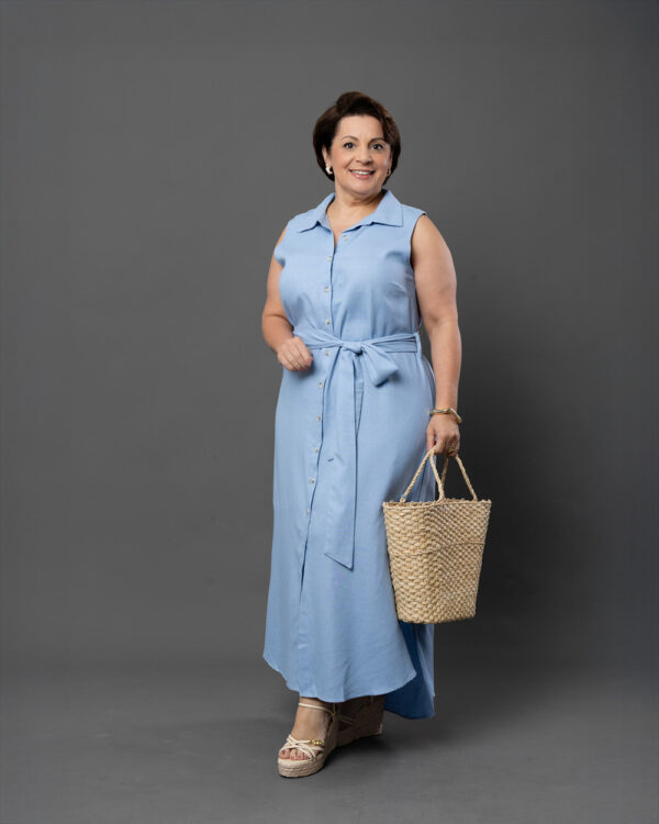 Vestido Linho Plus  25172 - Imagem 3