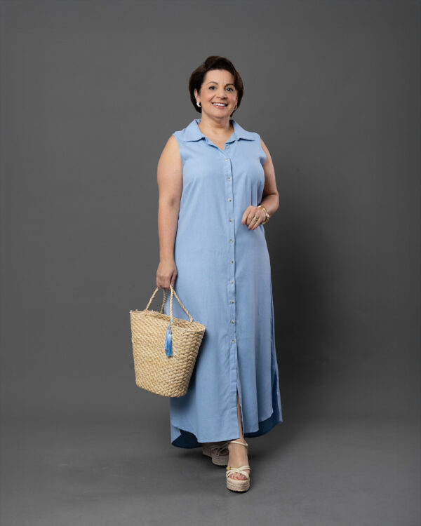 Vestido Linho Plus  25172 - Imagem 2