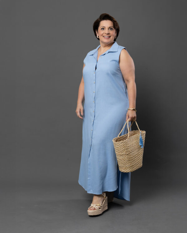 Vestido Linho Plus  25172 - Imagem 4