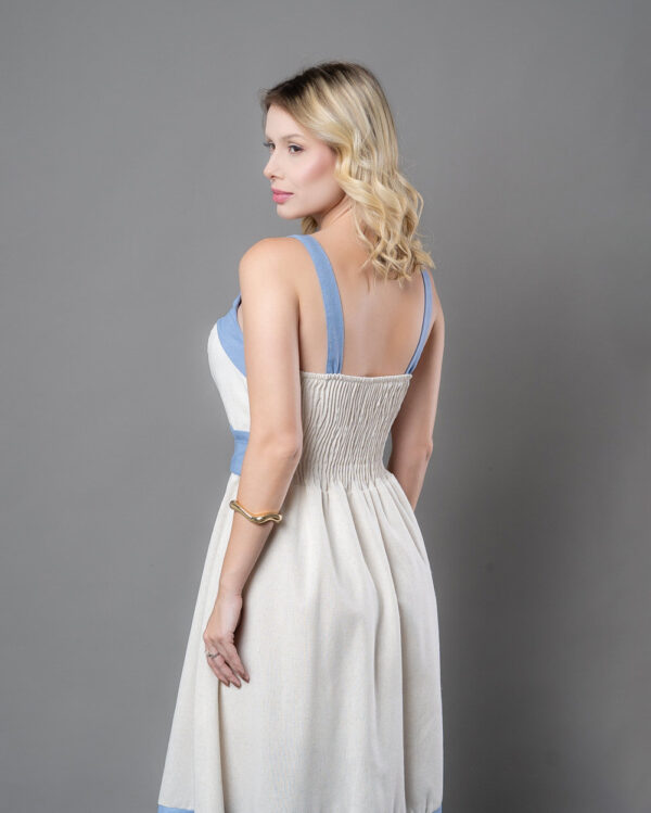 Vestido Linho Midi  3001 - Imagem 4