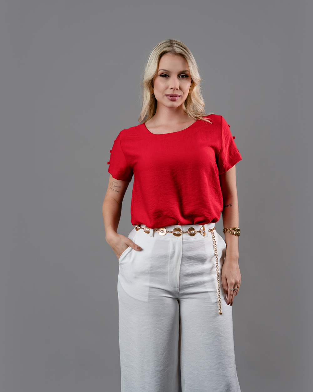 Blusa detalhe laço 6278