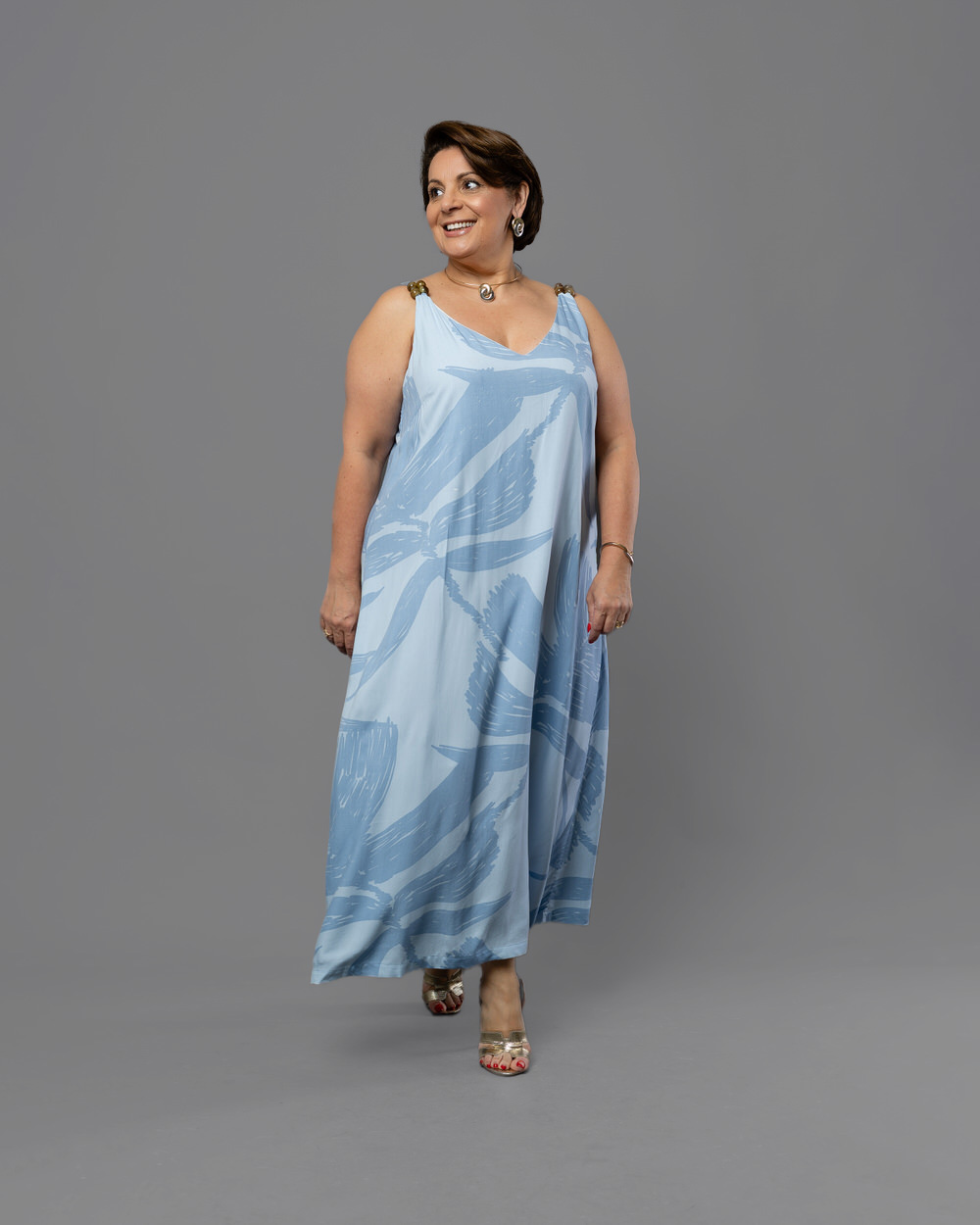 Vestido Midi Estamp. 25323