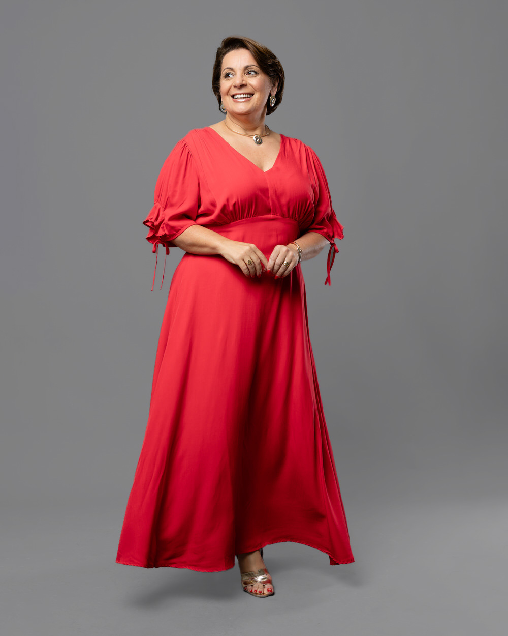 Vestido Midi Plus 2254